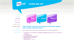 Desktop Screenshot of icantalk.co.uk